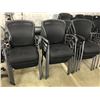 Image 2 : BLACK MESH BACK STACKABLE CLIENT CHAIR