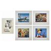 Image 1 : Pinocchio Premiere Portfolio with (4) Lithographs.