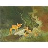 Image 2 : Original Production Cel & Background from Bambi.