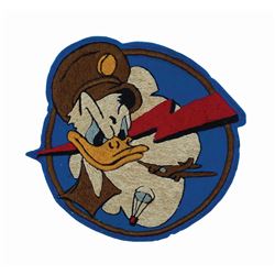 Donald Duck World War II Military Patch.