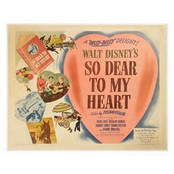 So Dear to My Heart Half-Sheet Poster.