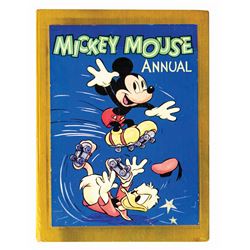 Walt Disney Signed Mickey Mouse Annual.