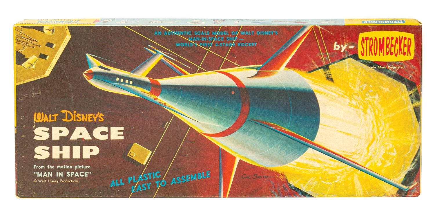 Walt Disney’s Space Ship Model Rocket Kit.