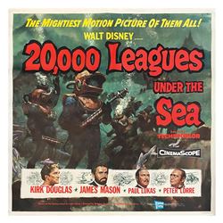 20,000 Leagues Under the Sea 6-Sheet.