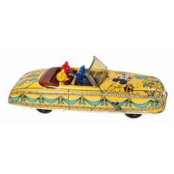 Disney Parade Car Wind-Up Tin Toy.