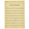 Image 2 : "Let’s Get Together" Vocal Sheets for Annette & Tommy.