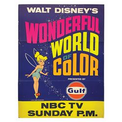 Wonderful World of Color Advertising Poster.