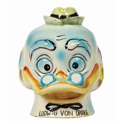 Ludwig Von Drake Ceramic Bank.
