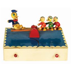 Donald Duck Musical Jewelry Box.