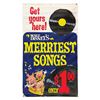 Image 1 : "Walt Disney's Merriest Songs" Advertising Banner.