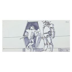 Original Tron Storyboard Panel.