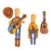 Image 1 : Pair of Woody Prototype Figures.