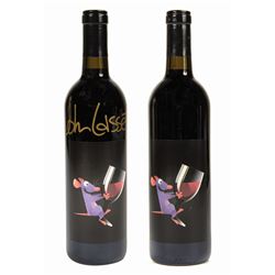 Pair of John Lasseter Ratatouille Wine Crew Gifts.