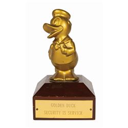 Disneyland Security "Golden Duck" Award.