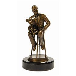 45 Year Service Award Walt & Mickey Bronze Sculpture.