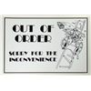 Image 1 : Roger Rabbit "Out of Order" Sign.