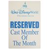 Image 1 : Cast Member of the Month Parking Sign.