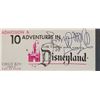 Image 2 : Walt Disney Signed Child Ticket Book.