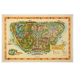 1958-A Disneyland Souvenir Park Map.