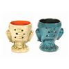 Image 3 : Pair of Trader Sam's Enchanted Tiki Bar Zombie Mugs.