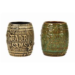 Pair of Trader Sam’s Shipwreck Mugs.