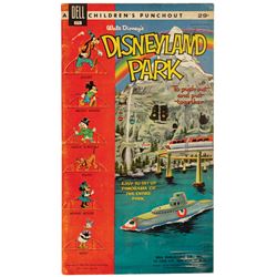 "Walt Disney's Disneyland Park" Dell Punchout Book.