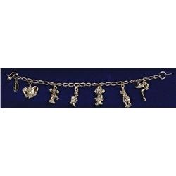 Disneyland 6-Charm Character Bracelet.