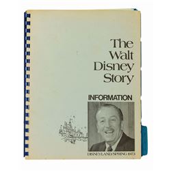 The Walt Disney Story Press Information Booklet.