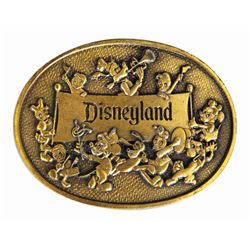 Disneyland Brass Belt Buckle.