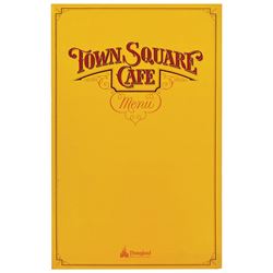 Town Square Café Breakfast Menu.