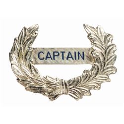 Mark Twain Captain Cast Member Hat Badge.