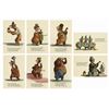 Image 1 : Set of (8) Country Bear Jamboree Postcards.