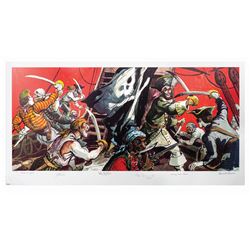 Pirates of the Caribbean Multi-Signed Print.