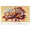 Image 2 : John Hench Signed Tomorrowland Lithograph.