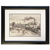 Image 1 : Sam McKim "Fred Gurley" Steam Train Lithograph.