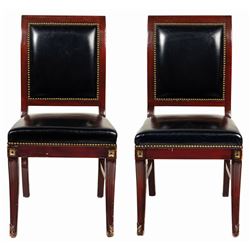 Pair of Club 33 Chairs.