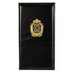 Club 33 Leather Check Cover.