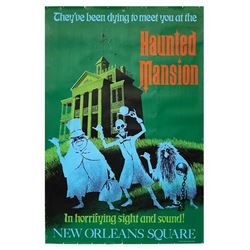 Original Haunted Mansion Attraction Poster.