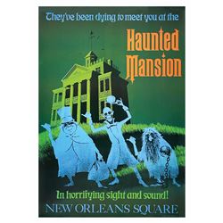 Haunted Mansion Disney Gallery Attraction Poster.