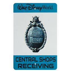 Haunted Mansion Central Shops Receiving Sign.