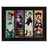 Image 1 : Set of (4) Mickey & Friends Stretching Portrait Prints.