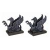 Image 1 : Pair of Haunted Mansion Griffin Bookends.