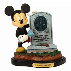 Haunted Mansion Happy Haunts Mickey Figure.