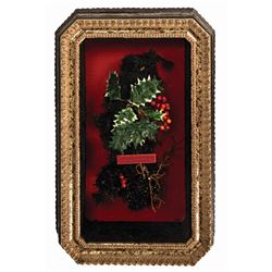 Haunted Mansion Holiday Framed Garland Prop.