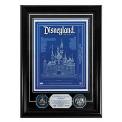 Sleeping Beauty Castle Etched Glass 3D Blueprint.