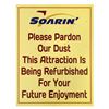 Image 1 : Soarin' Refurbishment Sign.