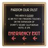 Image 1 : Grand Californian Hotel Expansion Construction Sign.