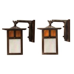 Pair of Grand Californian Hotel Headboard Lights.