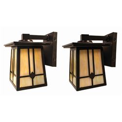 Pair of Grand Californian Hotel Vanity Lights.