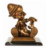 Image 4 : Pinocchio Bronze Statue.